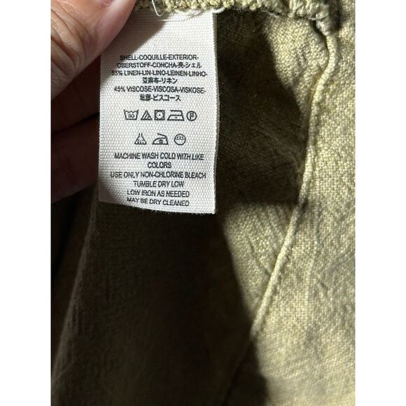 NWT Free People Rainz Duster Coat Long Button Up Marsh Gree Size XS MSRP $198 - Picture 4 of 11